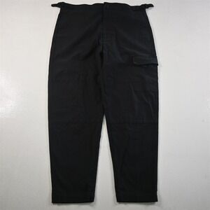 Baldwin‎ 32x26 Black Stretch Cotton Side Tab Cargo Cropped Mens Pants